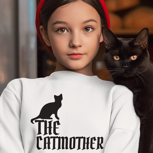 LA CHAT MÈRE filles mignonnes T-SHIRTS (Créateur téléchargé)
