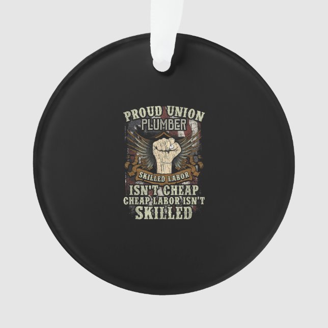 La chemise à plombier Union Fière main-d’oeuvre qu (devant)