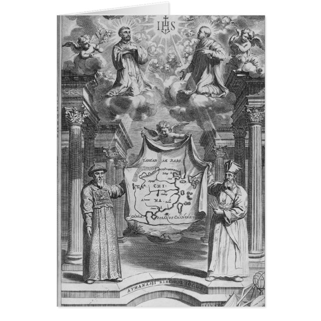 La "Chine Monumentis" par Athanasius Kircher, (Devant)