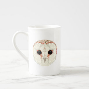 La chouette de l'étable Bone China Mug