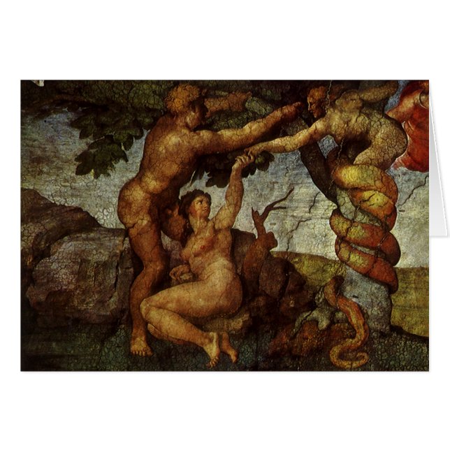 La chute et l'expulsion de Michel-Ange, jardin d'E (Devant horizontal)