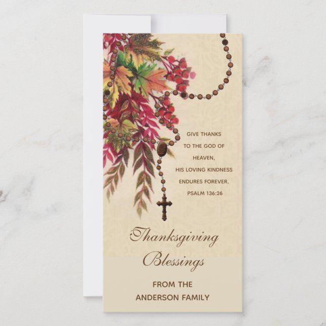 La chute religieuse quitte Rosary Thanksgiving Hol (Devant)