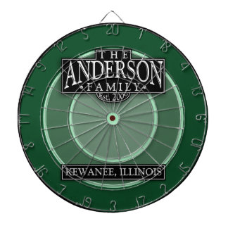 La Cible de flechettes de famille d'Anderson