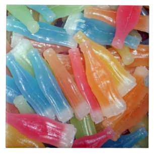 La cire met le carreau de céramique de sucrerie de