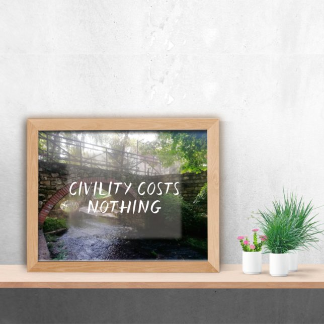 La cité ne coûte rien photo poster océanique (Créateur téléchargé)