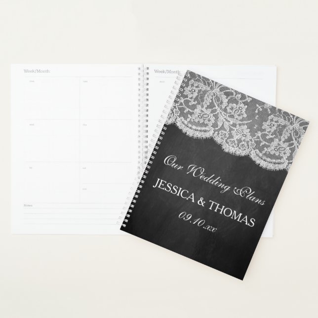 La collection de Mariages Chalkboard & Lace (Devant avec enveloppe)