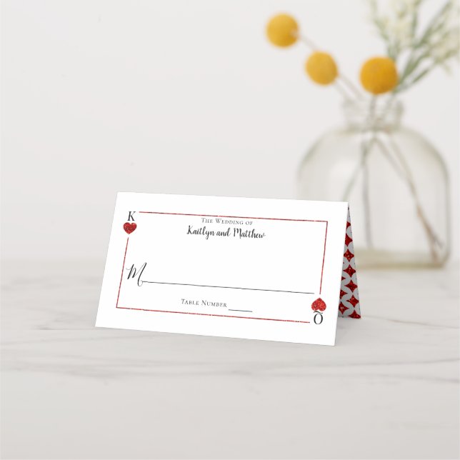 La collection de Mariages de cartes de jeu Monogra (Devant)