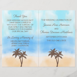 La collection de mariages Watercolor Beach