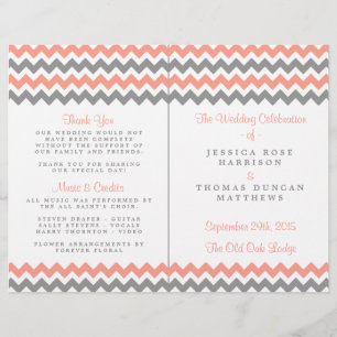 La collection moderne de Mariages Chevron - rose e
