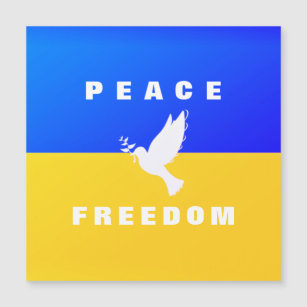 La colombe de la paix - Drapeau de l'Ukraine - Pai