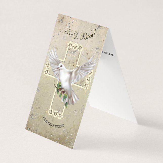 La colombe de la paix Pâques (Front)