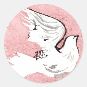 La colombe d'une femme ~ 20 Stickers