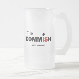 La Commish 16 oz Frosted Mug Imaginaire Football