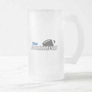 La Commish 16 oz Frosted Mug Imaginaire Football