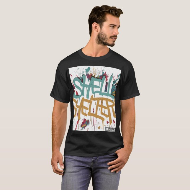 **La conception du t-shirt comporte l'expression " (Devant entier)