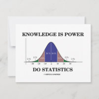 La connaissance est Power Do Statistiques (Humour 