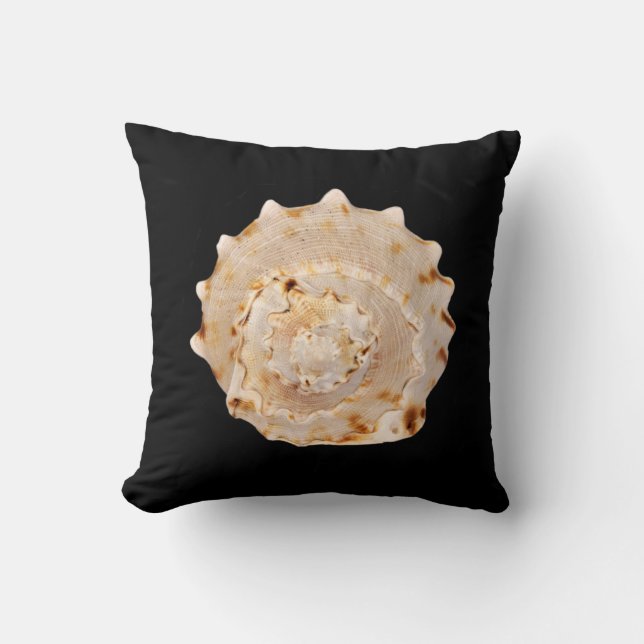 La conque Shell jettent le coussin (Recto)