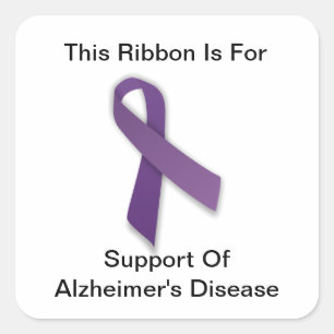 La conscience d'Alzheimer - autocollants