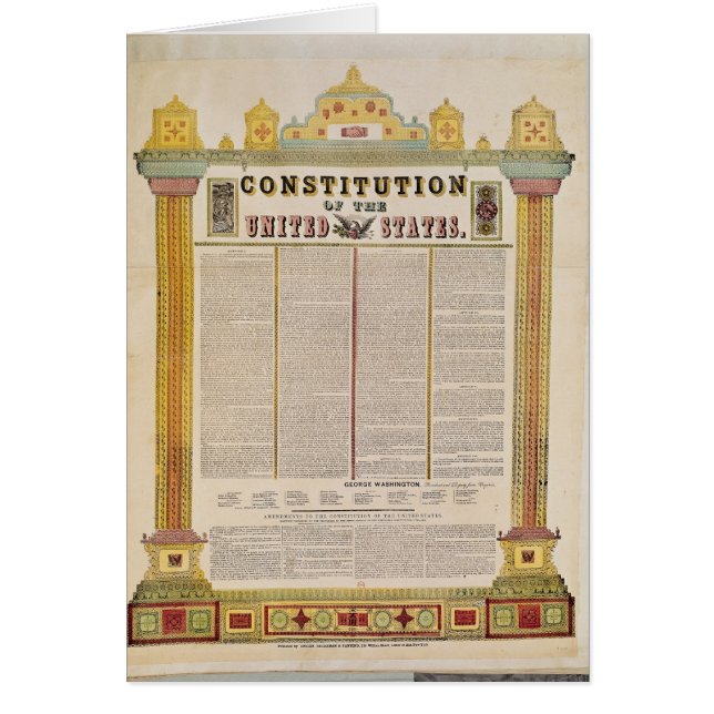 La constitution des Etats-Unis d'Amérique (Devant)