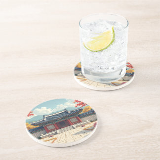 La Corée est un ancien Dessous de verre d'image de