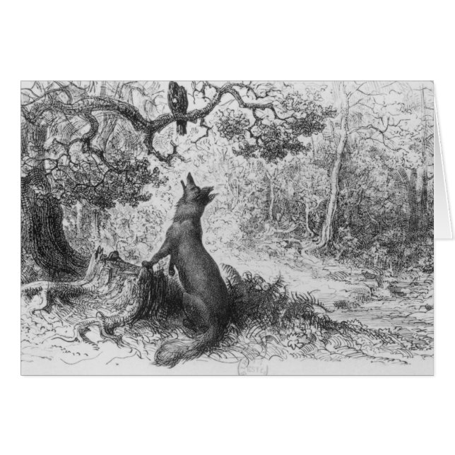 La corneille et le Fox (Devant horizontal)