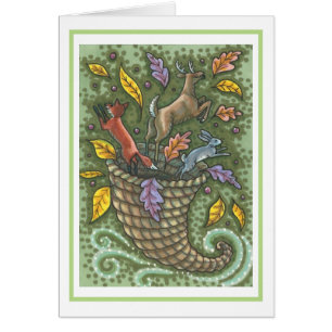 LA CORNUCOPIE DE LA NATURE MERCI CARTE DE SALUT B