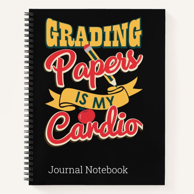 La correction des copies est mon journal de cardio (Devant)
