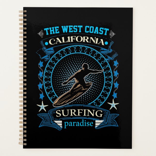 La côte ouest de la Californie Surf (Devant)