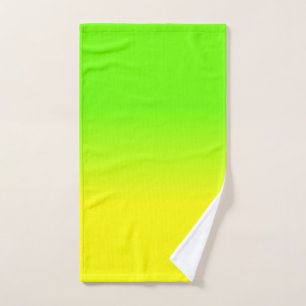 La couleur jaune verte et au néon au néon d'ombr