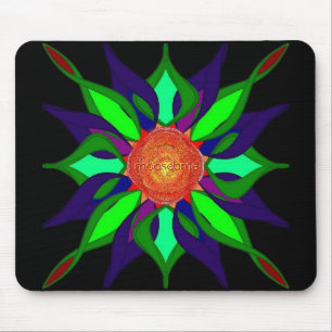 La couleur pédale tapis de souris