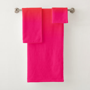 La couleur rose orange et au néon au néon d'ombr