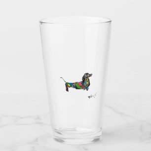 La Coupe de verre Dachshund de 16 oz.