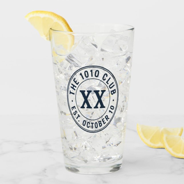 La Coupe de verre d'anniversaire du club 1010 (Devant glace)