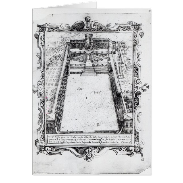 La cour de belvédère à Vatican Rome, 1581 (Devant)