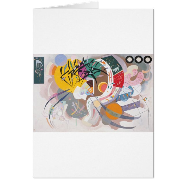 La courbe dominante de Kandinsky Abstraite (Devant)