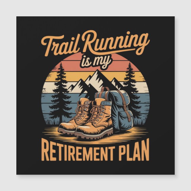 La course sur sentier est mon plan de retraite (Devant)