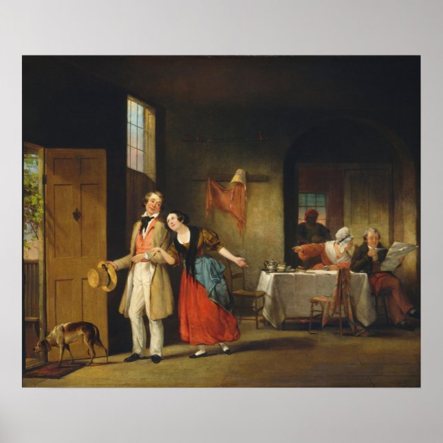 La Cousin Bachful - F W Edmonds Poster des Beaux-A (Devant)