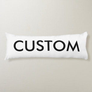 La coutume a personnalisé le blanc de coussin de