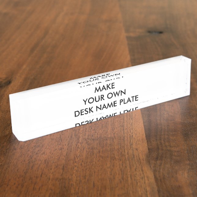 La coutume a personnalisé le bloc de plaque (Taille)