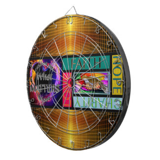 LA COUTUME A PROFILÉ LA CIBLE DE FLECHETTES