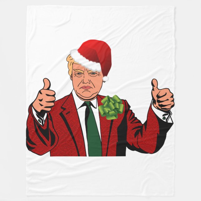 la couverture de noël de santa claus donald trump (Devant)