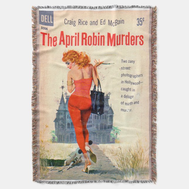 La couverture du roman d'April Robin Murders (devant Vertical)