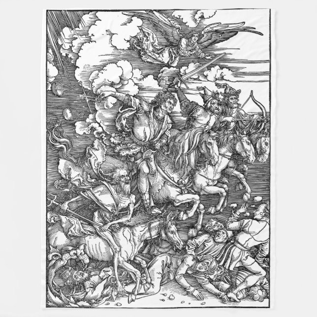 La couverture en toison des quatre cavaliers (Devant)