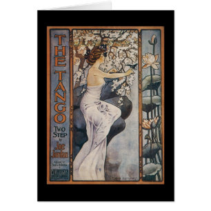 La couverture Vintage du livre de chansons Tango