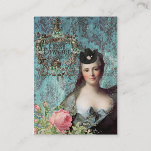 La cow-girl gitane conçoit le carte de visite fait