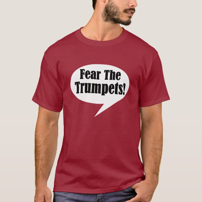 La crainte des hommes le T-shirt de trompette (Devant)