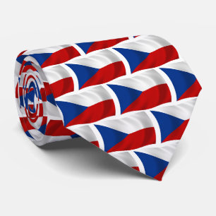 La cravate au drapeau de la République tchèque