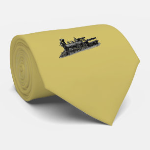 La cravate des hommes de moteur de chemin de fer