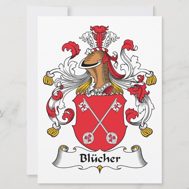 La crête de la famille Blucher (Devant)