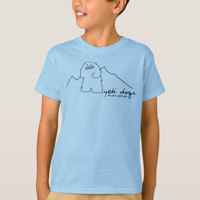 La crête solitaire de yeti badine le T-shirt (le